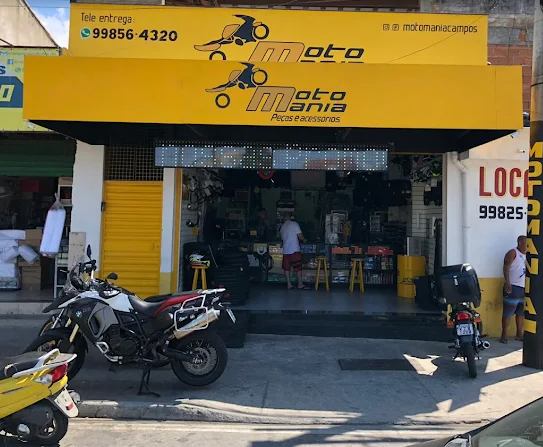 Fachada da loja Motomania Guarus